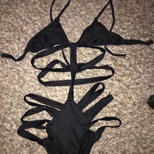 I Heart Raves cheeky, strapy body suit!